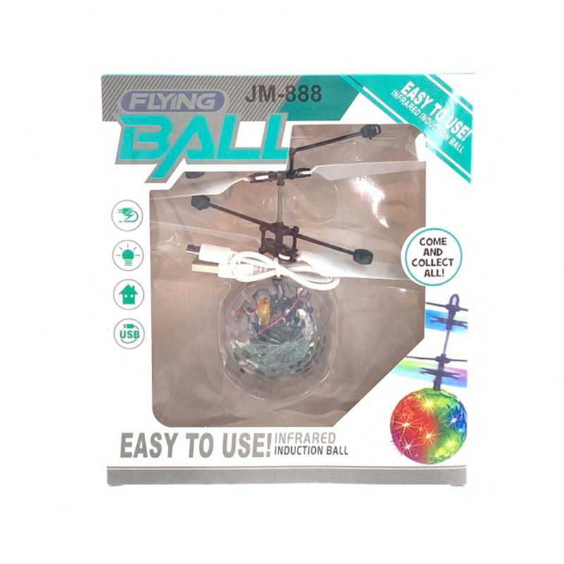 RC Flying Toys Hand Control Helicopter Easter Game Light Up Ball Drone Infrared Induction Flying Ball Toys For Kids