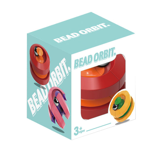 Amazon Fidget Toy Stress Release Metal Orbit Ball Spinner Sensory Toy Magnetic Maze Ball Fidget Spinning Bead Orbit