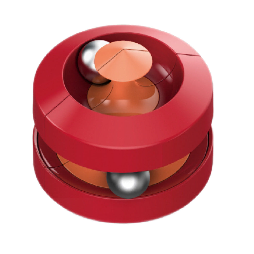 Amazon Fidget Toy Stress Release Metal Orbit Ball Spinner Sensory Toy Magnetic Maze Ball Fidget Spinning Bead Orbit