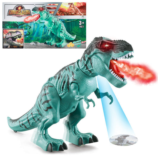 Kids Educational Plastic Realistic Dinosaur World Toys Walking Movement Sound Light Laying Eggs Water Spray Dinosaur Toys