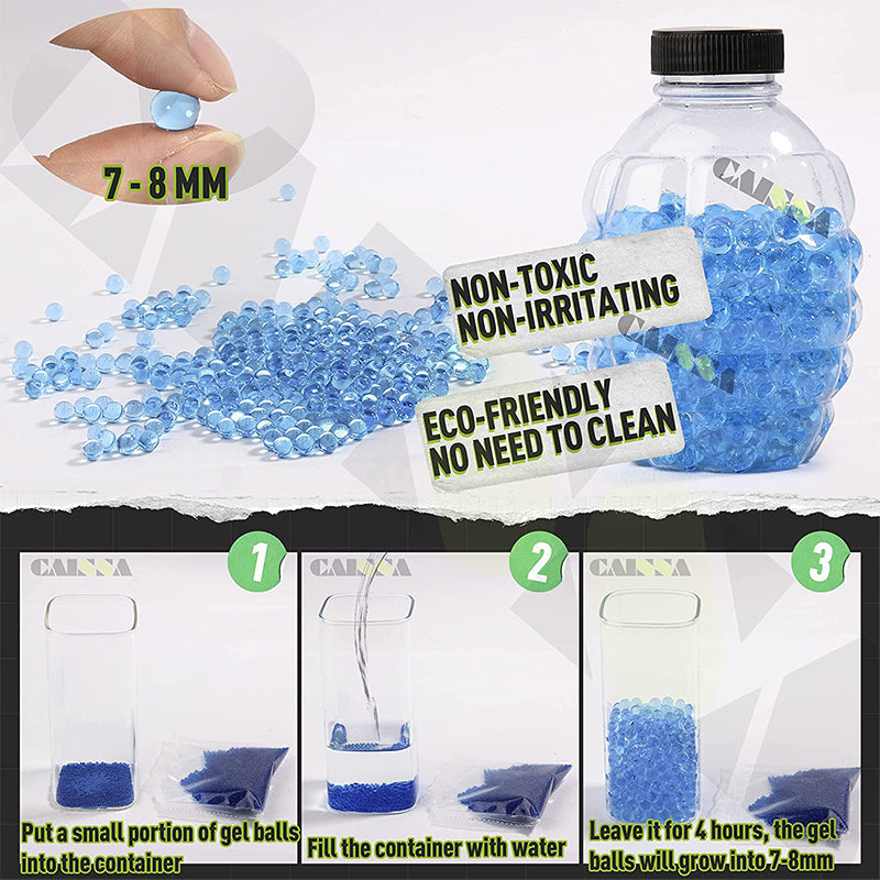 Electric Gel Balls Blaster Guns Shooting Game With 5000 Splatrballs Outdoor Toys P90 Splatter Ball Gun Blaster For Adults