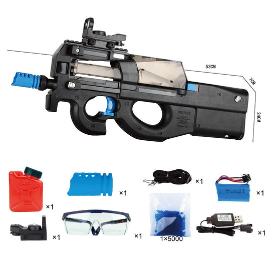 Electric Gel Balls Blaster Guns Shooting Game With 5000 Splatrballs Outdoor Toys P90 Splatter Ball Gun Blaster For Adults